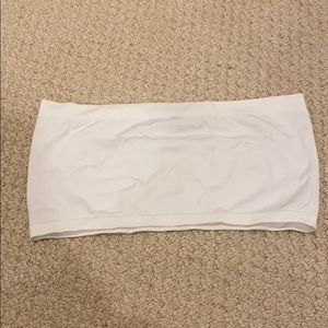 White bandeau top